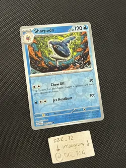 Pokemon Temporal Forces - Sharpedo - 043/162 - Reverse Holo - M/NM - Image 3