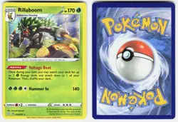 Rillaboom 013/072 Holo Rare Shining Fates Pokemon Holo Near Mint - Image 1