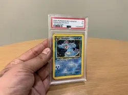 Wizards of the Coast 2000 Pokemon Neo Genesis Feraligatr Holo 1st Ed PSA 5 EN - Image 1