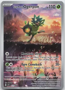 TEAL MASK OGERPON 123 HOLO PROMO SCARLET & VIOLET PROMO POKEMON HOLO NM - Image 1