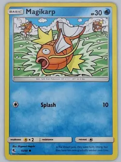 Magikarp 15/68 Pokemon - Sun & Moon Hidden Fates MP - Image 1