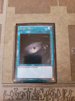 YUGIOH DARK HOLE PGL2-EN089 GOLD 1ST ED NM - Image 1