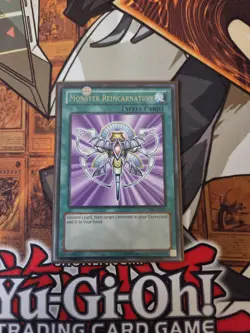YUGIOH MONSTER REINCARNATION LCYW-EN142 RARE UNLIMITED ED NM - Image 1