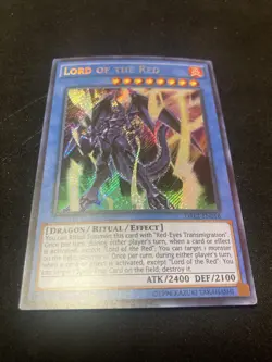 Yugioh Lord of the Red DRL2-EN016 Secret Rare 1st Ed NM - Image 1