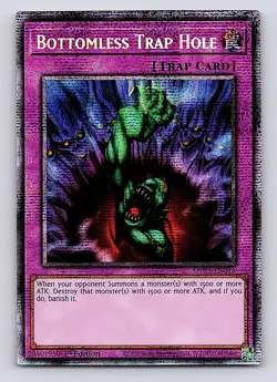 2025 Yu-Gi-Oh Mega-Pack #MP25-EN018 Bottomless Trap Hole - Image 1
