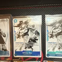 One Piece Lot Of Alt Art, SR, And Sealed Ace And Whitebeard Starter Deck - Image 5