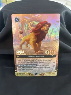 Disney Lorcana Challenge FOIL TOP 64 Promo Simba - Pride Protector 4/C2 - Image 1