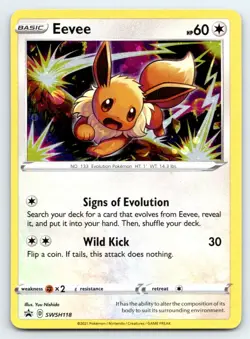 Pokemon - Eevee - Sword & Shield Promo Cards - SWSH118 - Holo (314) - Image 1