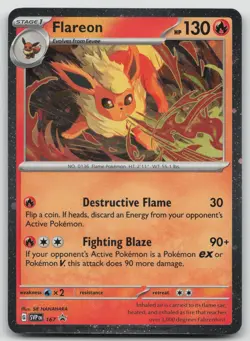 Flareon - (Cosmos Holo) Holo Promo SV: Scarlet & Violet Promo Cards 167 NM - Image 1