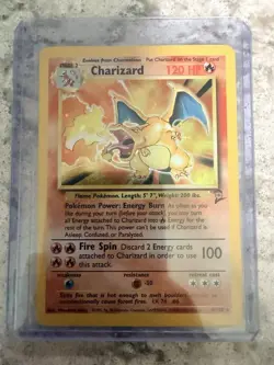 Pokemon Charizard 2nd Edition Holo Card 4/130 Wizards Base Set 1999-2000 - Image 1
