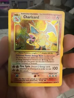 Pokemon Charizard 2nd Edition Holo Card 4/130 Wizards Base Set 1999-2000 - Image 2