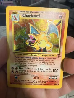 Pokemon Charizard 2nd Edition Holo Card 4/130 Wizards Base Set 1999-2000 - Image 5