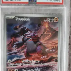 Groudon 3/101 Hidden Legends Holo PSA Graded Rare English Pokemon TCG Card - Image 1