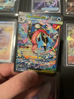 Mega Greninja Ex SIR Chaos Rising English Pokemon Card - Image 1