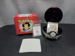 Vintage Burger King 1999 Pokemon Card 23k Gold Plated - Mewtwo Complete In Box - Image 1