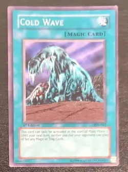 Cold Wave #PSV-062 Yu-Gi-Oh! TCG Card 1st Edition Heavily Played - Image 3