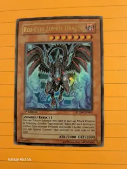Red-Eyes Zombie Dragon 1st Edition Ultra Rare Yu-Gi-Oh! Card SDZW-EN001 - Image 1