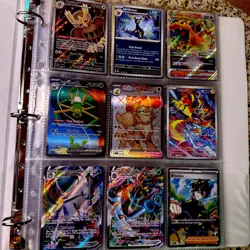 Pokemon TCG Binder Lot - Charizard, Pikachu, Umbreon, and others- 72 Cards. - Image 1