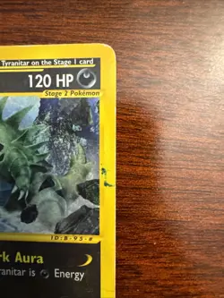 Vintage Tyranitar Expedition 66/165 Non Holo Rare Pokemon Card HP - Image 2
