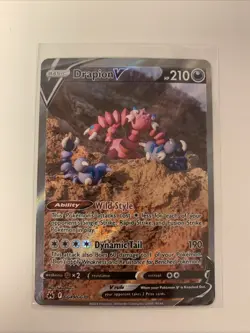 Pokemon TCG Drapion v Galarian Gallery Holo Card GG49/GG70 Crown Zenith - Image 1