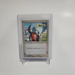 Crusade MTG Revised NM Vintage Card (BANNED) - Image 1