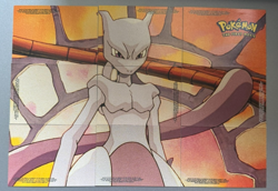 1999 Pokemon The 1st Movie Mewtwo Sticker Puzzle Chase Card Set (9) Blue & Black - Image 1