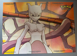 1999 Pokemon The 1st Movie Mewtwo Sticker Puzzle Chase Card Set (9) Blue & Black - Image 3