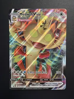 Meowth VMAX SWSH005 Jumbo Cards Holo - Image 1