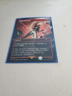 MTG Secret Lair x Marvel, lightning bolt damaged - Image 1