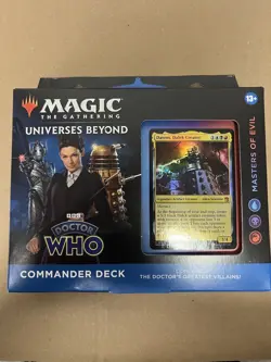 Universes Beyond: Doctor Who - Masters of Evil Commander Deck (unopened) - Image 1