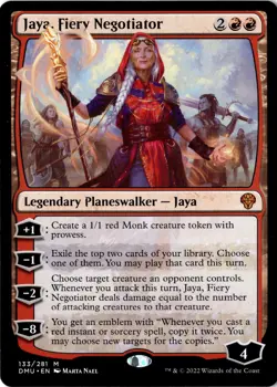 Jaya, Fiery Negotiator M Dominaria United 133 NM - Image 1