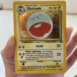 Pokemon TCG Electrode Jungle 2/64 Unlimited WOTC Holo Rare LP+/NM- - Image 1