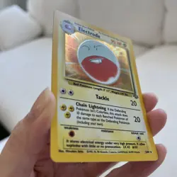 Pokemon TCG Electrode Jungle 2/64 Unlimited WOTC Holo Rare LP+/NM- - Image 4