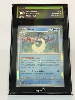 Milotic 036/182 Holo S&V Paradox Rift PAR Pokemon Card Graded Degree 10 Gem Mint - Image 1