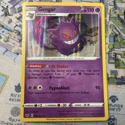 Gengar 085/202 Holo Rare Sword & Shield Pokemon Holo Near Mint - Image 1