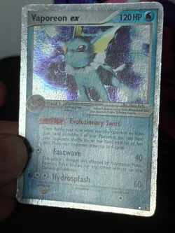 Vaporeon Ex 110/113 Ex Delta Species 2005 Pokemon Holo Card - Image 3