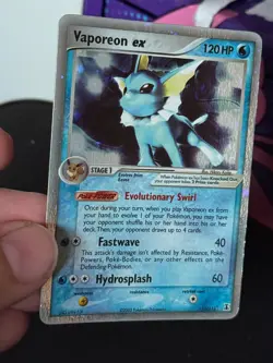 Vaporeon Ex 110/113 Ex Delta Species 2005 Pokemon Holo Card - Image 4