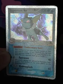 Vaporeon Ex 110/113 Ex Delta Species 2005 Pokemon Holo Card - Image 5