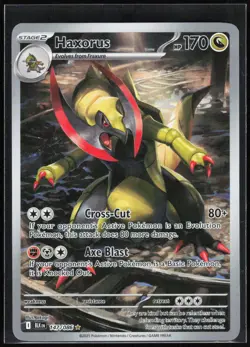 Pokemon Haxorus - SV: Black Bolt 147/086 Illustration Rare NM - Image 1