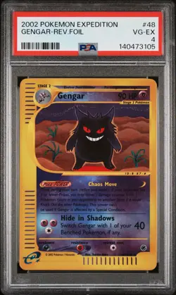 2002 PSA 4 Gengar Expedition 48/165 - Reverse Holo - Pokemon TCG - Low Pop - Image 1