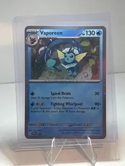 Vaporeon (Cosmos Holo) 168 Holo Promo Scarlet & Violet Promo Holo Near Mint - Image 1