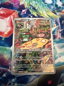 Brute Bonnet 207/182 Illustration Rare Paradox Rift Pokemon TCG English - Image 1