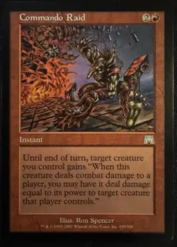Commando Raid - Onslaught - Magic The Gathering MTG card - Image 1