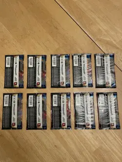 Pokemon TCG Sword And Shield Base Set Booster Pack Lot Of 10 Factory Sealed - Image 2