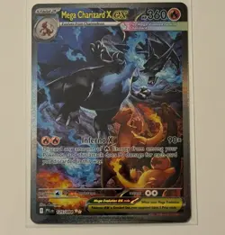 Pokemon Mega Charizard X ex #125/094 Full Art SIR - Phantasmal Flames - Image 1