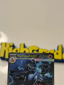 Pokemon Mega Charizard X ex #125/094 Full Art SIR - Phantasmal Flames - Image 3