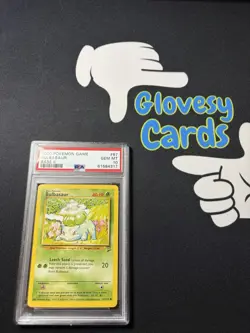 2000 Pokemon Base Set 2 Bulbasaur 67/130 PSA 10 - Image 3