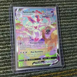 Pokemon TCG: Sylveon VMAX (Alternate Art) Secret Rare 212/203 Evolving Skies - Image 1
