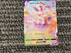 Pokemon TCG: Sylveon VMAX (Alternate Art) Secret Rare 212/203 Evolving Skies - Image 3
