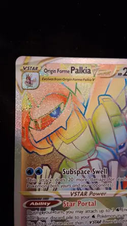 Pokemon Astral Radiance Origin Forme Palkia VSTAR Card Holographic Rare. 192/189 - Image 2